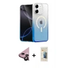 MARSİLYAN™- iPhone 11 Kılıf Eksen Minimal Özel Seri - Siyah 6D Mat Seramik Hayalet Nano Ekran Koruyucu + Raze Metal Kamera Lens - SH