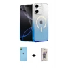 MARSİLYAN™- iPhone 11 Kılıf Eksen Minimal Özel Seri - Siyah Bilvis 3D Cam Ekran Koruyucu + Neon Fosforlu Kamera Lens - YL