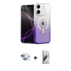 MARSİLYAN™- iPhone 11 Kılıf Eksen Minimal Özel Seri - Siyah Bilvis 3D Mat Cam Ekran Koruyucu + Pers Alüminyum Kamera Lens - GI