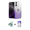 MARSİLYAN™- iPhone 11 Kılıf Eksen Minimal Özel Seri - Siyah Bilvis 5in1 3D Magic Cam Ekran Koruyucu + Raze Metal Kamera Lens - MI