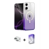 MARSİLYAN™- iPhone 11 Kılıf Eksen Minimal Özel Seri - Siyah Bilvis 5in1 3D Magic Cam Ekran Koruyucu + Pers Alüminyum Kamera Lens - YL