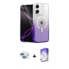 MARSİLYAN™- iPhone 11 Kılıf Eksen Minimal Özel Seri - Siyah Bilvis 5in1 3D Magic Cam Ekran Koruyucu + Pers Alüminyum Kamera Lens - GI