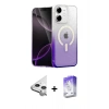 MARSİLYAN™- iPhone 11 Kılıf Eksen Minimal Özel Seri - Siyah Bilvis 5in1 3D Magic Cam Ekran Koruyucu + Raze Metal Kamera Lens - GS