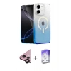 MARSİLYAN™- iPhone 11 Kılıf Eksen Minimal Özel Seri - Siyah Bilvis 5in1 3D Magic Cam Ekran Koruyucu + Siyah Raze Metal Kamera Lens