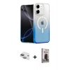 MARSİLYAN™- iPhone 11 Kılıf Eksen Minimal Özel Seri - Siyah Bilvis Hayalet Cam Ekran Koruyucu + Pers Alüminyum Kamera Lens - YL