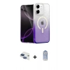 MARSİLYAN™- iPhone 11 Kılıf Eksen Minimal Özel Seri - Siyah Joko Magic 5D Cam + Pers Alüminyum Kamera Lens - LT