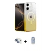 MARSİLYAN™- iPhone 11 Kılıf Eksen Minimal Özel Seri - Siyah Joko Magic 5D Cam + Pers Alüminyum Kamera Lens - LT
