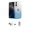 MARSİLYAN™- iPhone 11 Kılıf Eksen Minimal Özel Seri - Siyah Joko Magic 5D Cam + Pers Alüminyum Kamera Lens - LT