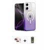 MARSİLYAN™- iPhone 11 Kılıf Eksen Minimal Özel Seri - Siyah Joko Magic 5D Hayalet Cam + Pers Alüminyum Kamera Lens - KI