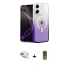 MARSİLYAN™- iPhone 11 Kılıf Eksen Minimal Özel Seri - Siyah Joko Magic 5D Hayalet Cam + Pers Alüminyum Kamera Lens - GD