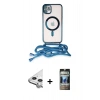 MARSİLYAN™- iPhone 11 Kılıf Eksen Özel Seri - Siyah 34D Hayalet Izgaralı Cam + Raze Metal Kamera Lens - GS