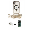 MARSİLYAN™- iPhone 11 Kılıf Eksen Özel Seri - Siyah 360 Mat Full Body Arka Koruyucu + Pers Alüminyum Kamera Lens - GD