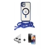 MARSİLYAN™- iPhone 11 Kılıf Eksen Özel Seri - Siyah 3D Antistatik Mat Seramik Nano Ekran Koruyucu + Raze Metal Kamera Lens - GS
