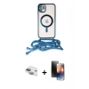 MARSİLYAN™- iPhone 11 Kılıf Eksen Özel Seri - Siyah 3D Antistatik Mat Seramik Nano Ekran Koruyucu + Yeşil Pers Alüminyum Kamera Lens