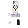 MARSİLYAN™- iPhone 11 Kılıf Eksen Özel Seri - Siyah 6D Antistatik Mat Seramik Hayalet Nano Ekran Koruyucu + Renkli Kamera Lens Koruma Cam - SI
