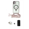 MARSİLYAN™- iPhone 11 Kılıf Eksen Özel Seri - Siyah 6D Antistatik Mat Seramik Hayalet Nano Ekran Koruyucu + Pers Alüminyum Kamera Lens - GD