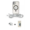 MARSİLYAN™- iPhone 11 Kılıf Eksen Özel Seri - Siyah 6D Mat Seramik Hayalet Nano Ekran Koruyucu + Pers Alüminyum Kamera Lens - YL