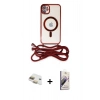 MARSİLYAN™- iPhone 11 Kılıf Eksen Özel Seri - Siyah Bilvis 3D Mat Cam Ekran Koruyucu + Pers Alüminyum Kamera Lens - GD