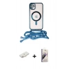 MARSİLYAN™- iPhone 11 Kılıf Eksen Özel Seri - Siyah Bilvis 3D Mat Cam Ekran Koruyucu + Renkli Kamera Lens Koruma Cam - YL