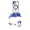 MARSİLYAN™- iPhone 11 Kılıf Eksen Özel Seri - Siyah Bilvis 5in1 3D Magic Cam Ekran Koruyucu + Pers Alüminyum Kamera Lens - KI