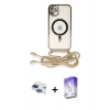 MARSİLYAN™- iPhone 11 Kılıf Eksen Özel Seri - Siyah Bilvis 5in1 3D Magic Cam Ekran Koruyucu + Pers Alüminyum Kamera Lens - LT