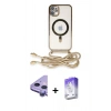 MARSİLYAN™- iPhone 11 Kılıf Eksen Özel Seri - Siyah Bilvis 5in1 3D Magic Cam Ekran Koruyucu + Raze Metal Kamera Lens - MR