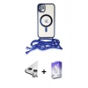 MARSİLYAN™- iPhone 11 Kılıf Eksen Özel Seri - Siyah Bilvis 5in1 3D Magic Cam Ekran Koruyucu + Raze Metal Kamera Lens - GS