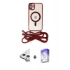 MARSİLYAN™- iPhone 11 Kılıf Eksen Özel Seri - Siyah Bilvis 5in1 3D Magic Cam Ekran Koruyucu + Raze Metal Kamera Lens - GS
