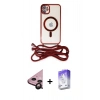 MARSİLYAN™- iPhone 11 Kılıf Eksen Özel Seri - Siyah Bilvis 5in1 3D Magic Cam Ekran Koruyucu + Raze Metal Kamera Lens - SH