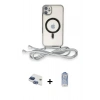 MARSİLYAN™- iPhone 11 Kılıf Eksen Özel Seri - Siyah Joko Magic 5D Cam + Pers Alüminyum Kamera Lens - LT