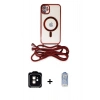 MARSİLYAN™- iPhone 11 Kılıf Eksen Özel Seri - Siyah Joko Magic 5D Cam + PVD Metal Kamera Lens - TU