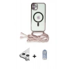 MARSİLYAN™- iPhone 11 Kılıf Eksen Özel Seri - Siyah Joko Magic 5D Cam + Raze Metal Kamera Lens - GS