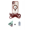 MARSİLYAN™- iPhone 11 Kılıf Eksen Özel Seri - Siyah Joko Magic 5D Cam + Raze Metal Kamera Lens - KI