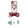 MARSİLYAN™- iPhone 11 Kılıf Eksen Özel Seri - Siyah Joko Magic 5D Cam + Raze Metal Kamera Lens - MI
