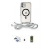 MARSİLYAN™- iPhone 11 Kılıf Eksen Özel Seri - Siyah Joko Magic 5D Hayalet Cam + Pers Alüminyum Kamera Lens - GI