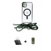 MARSİLYAN™- iPhone 11 Kılıf Eksen Özel Seri - Siyah Joko Magic 5D Hayalet Cam + Kamera Lens Koruma Cam - SF