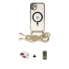 MARSİLYAN™- iPhone 11 Kılıf Eksen Özel Seri - Siyah Joko Magic 5D Hayalet Cam + Pers Alüminyum Kamera Lens - KI