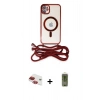 MARSİLYAN™- iPhone 11 Kılıf Eksen Özel Seri - Siyah Joko Magic 5D Hayalet Cam + Pers Alüminyum Kamera Lens - KI