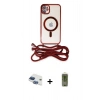 MARSİLYAN™- iPhone 11 Kılıf Eksen Özel Seri - Siyah Joko Magic 5D Hayalet Cam + Pers Alüminyum Kamera Lens - LT
