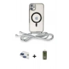 MARSİLYAN™- iPhone 11 Kılıf Eksen Özel Seri - Siyah Joko Magic 5D Hayalet Cam + Pers Alüminyum Kamera Lens - LT
