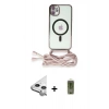 MARSİLYAN™- iPhone 11 Kılıf Eksen Özel Seri - Siyah Joko Magic 5D Hayalet Cam + Raze Metal Kamera Lens - GS