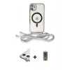 MARSİLYAN™- iPhone 11 Kılıf Eksen Özel Seri - Siyah Joko Magic 5D Hayalet Cam + Raze Metal Kamera Lens - GS