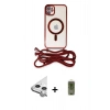 MARSİLYAN™- iPhone 11 Kılıf Eksen Özel Seri - Siyah Joko Magic 5D Hayalet Cam + Raze Metal Kamera Lens - GS