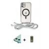 MARSİLYAN™- iPhone 11 Kılıf Eksen Özel Seri - Siyah Joko Magic 5D Hayalet Cam + Raze Metal Kamera Lens - MI