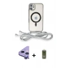 MARSİLYAN™- iPhone 11 Kılıf Eksen Özel Seri - Siyah Joko Magic 5D Hayalet Cam + Raze Metal Kamera Lens - MR