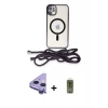 MARSİLYAN™- iPhone 11 Kılıf Eksen Özel Seri - Siyah Joko Magic 5D Hayalet Cam + Raze Metal Kamera Lens - MR