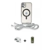 MARSİLYAN™- iPhone 11 Kılıf Eksen Özel Seri - Siyah Joko Magic 5D Hayalet Cam + Yeşil Pers Alüminyum Kamera Lens