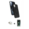 MARSİLYAN™- iPhone 11 Kılıf İz Işık Koleksiyonu - Şeffaf 360 Full Body Arka Koruyucu + Pers Alüminyum Kamera Lens - GD