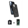 MARSİLYAN™- iPhone 11 Kılıf İz Işık Koleksiyonu - Şeffaf 360 Full Body Arka Koruyucu + PVD Metal Kamera Lens - YL