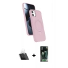 MARSİLYAN™- iPhone 11 Kılıf İz Işık Koleksiyonu - Şeffaf 360 Full Body Arka Koruyucu + Kamera Lens Koruma Cam - SF